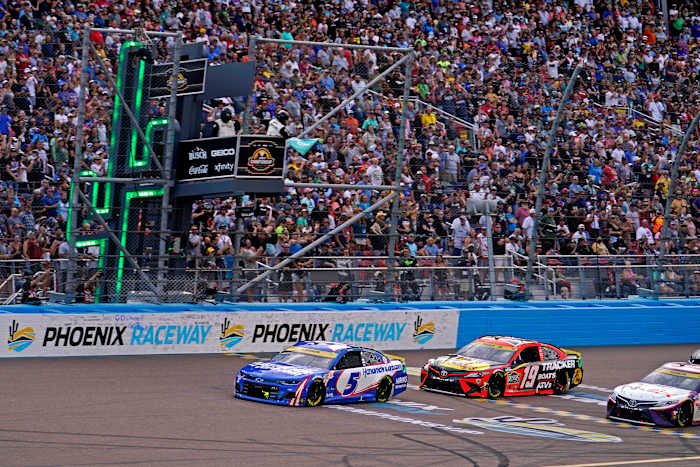 The NASCAR Cup Series playoff races end in the beginning of November. 